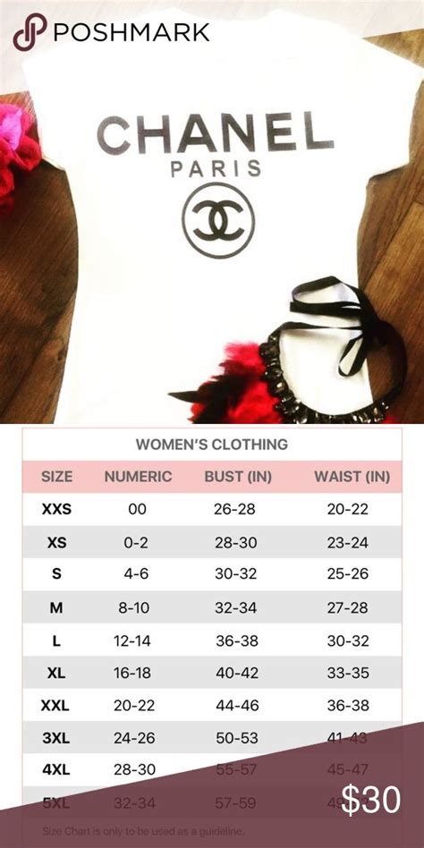 chanel women's clothing size chart|chanel clothing size guide.